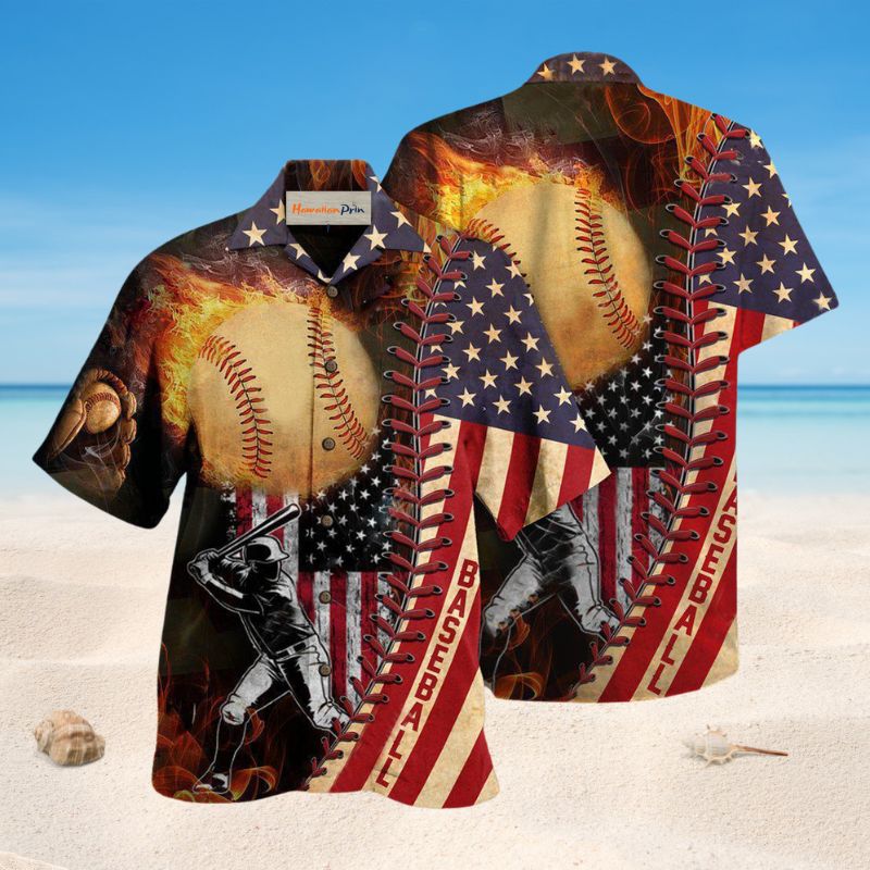 Nothing More American Than Baseball Edition – Hawaiian Shirt