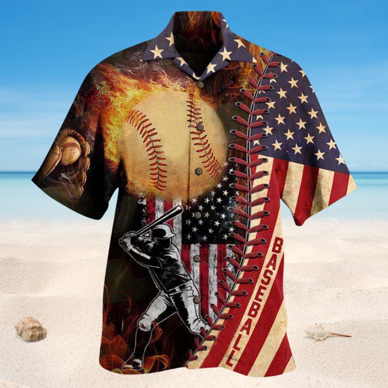 Nothing More American Than Baseball Edition – Hawaiian Shirt