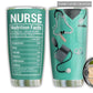 Nurse Lover In Blue Personalized 20 Oz Tumbler