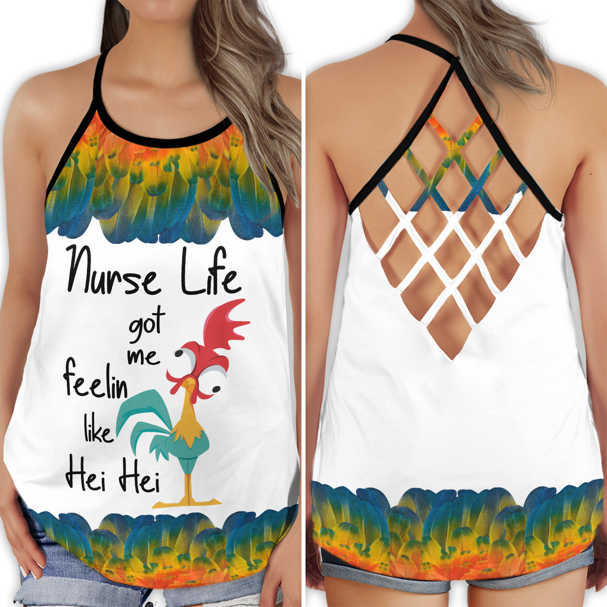 Nurse Life Humor Design - Hollow Tank Top