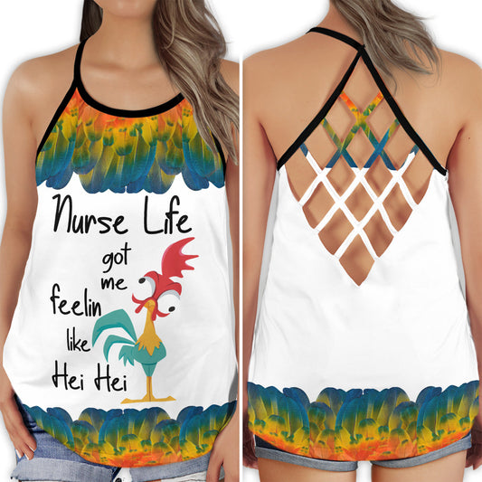Nurse Life Humor Design - Hollow Tank Top