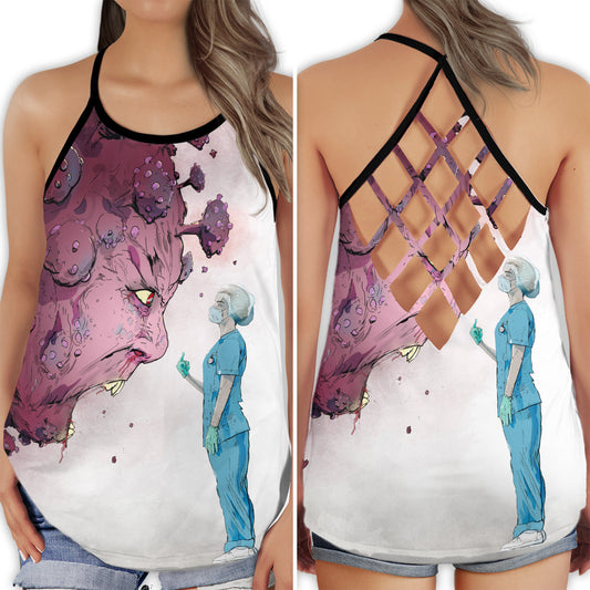 Nurse Stronger Than You Think Design - Hollow Tank Top