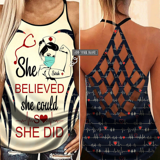 Nurse Stronger Custom Limited Edition 3 – Hollow Tank Top