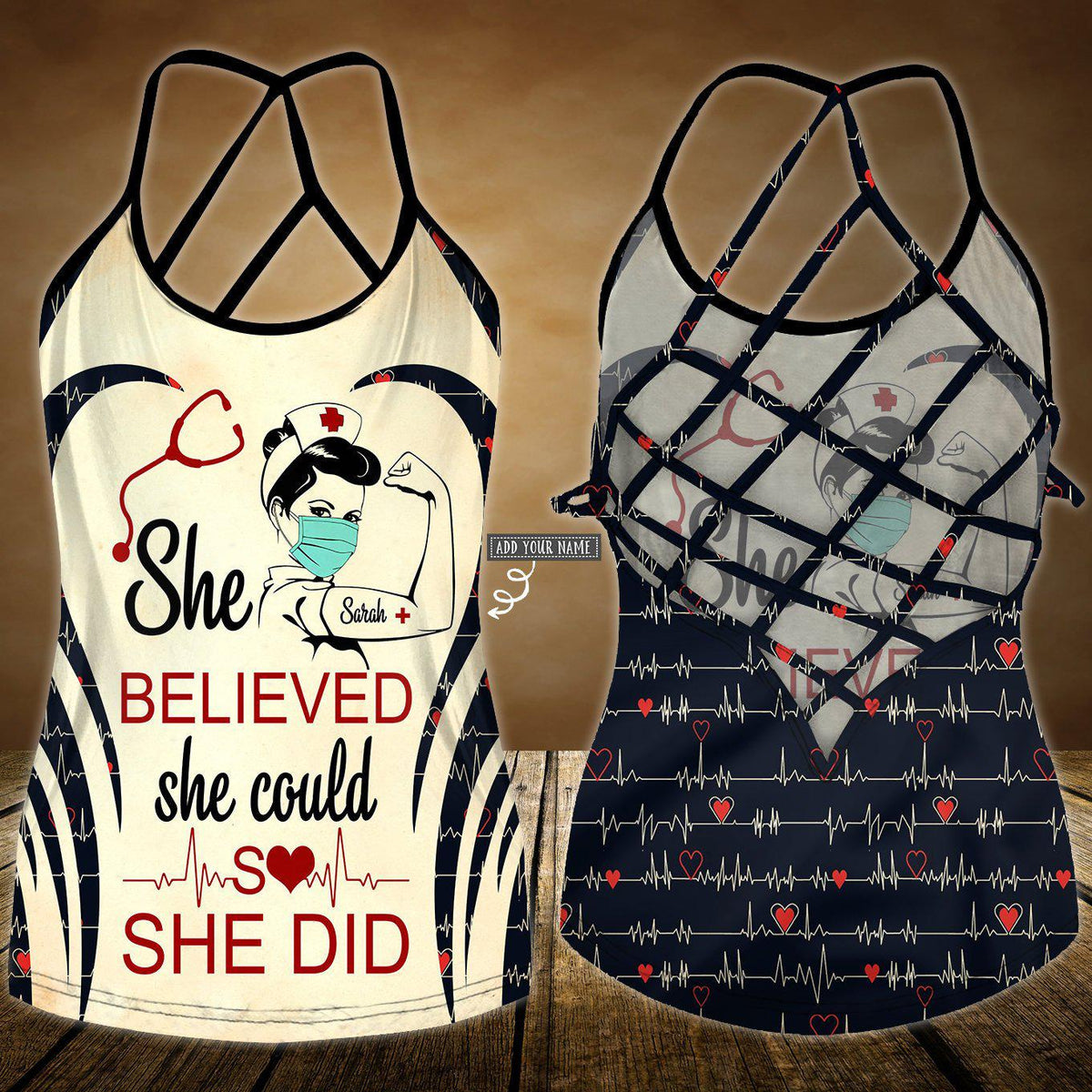 Nurse Stronger Custom Limited Edition 3 – Hollow Tank Top