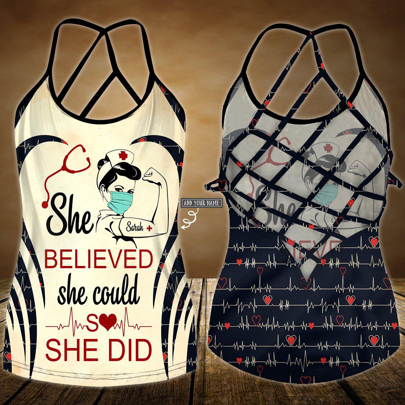 Nurse Stronger Custom Limited Edition 3 – Hollow Tank Top