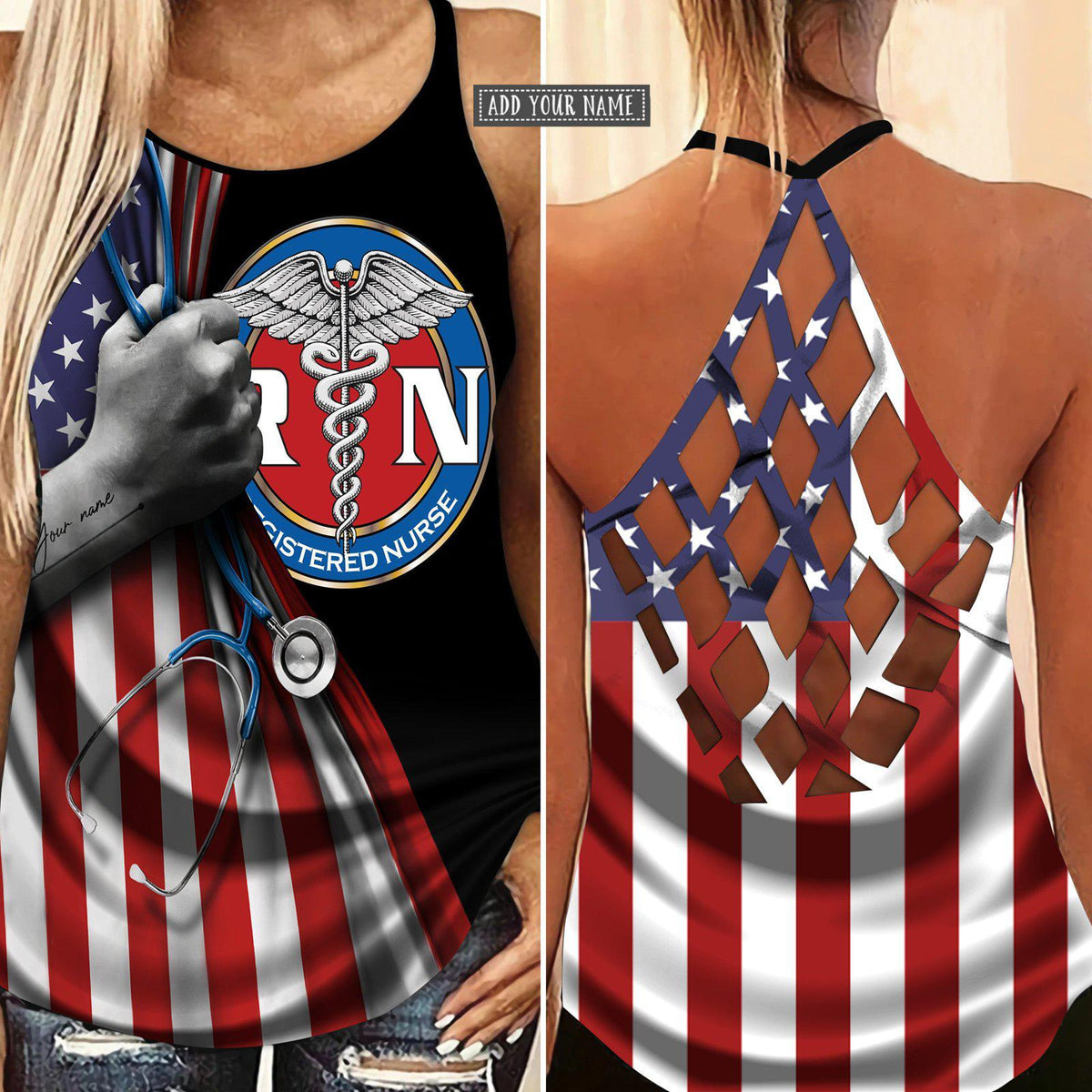 Nurse Stronger Custom Limited Edition 5 – Hollow Tank Top
