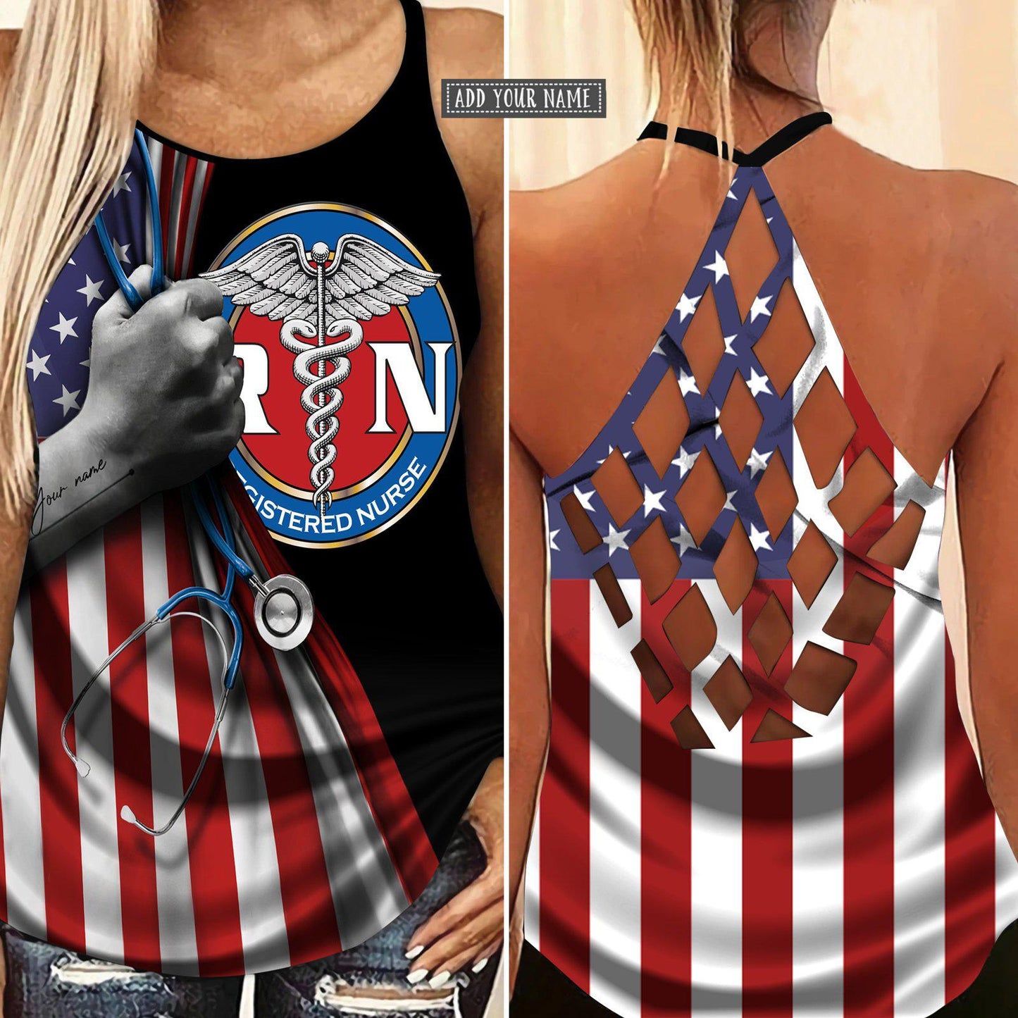 Nurse Stronger Custom Limited Edition 5 – Hollow Tank Top