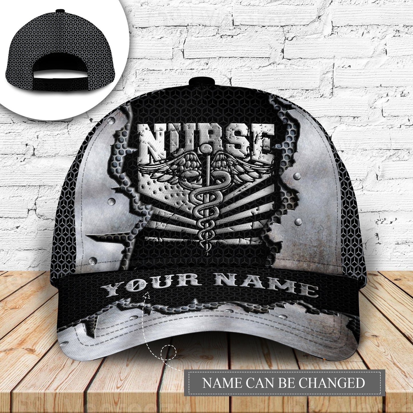 Nurse Life Black Personalized – Classic Cap