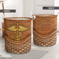 Nurse Rattan Teaxture - Laundry Basket - Owls Matrix LTD