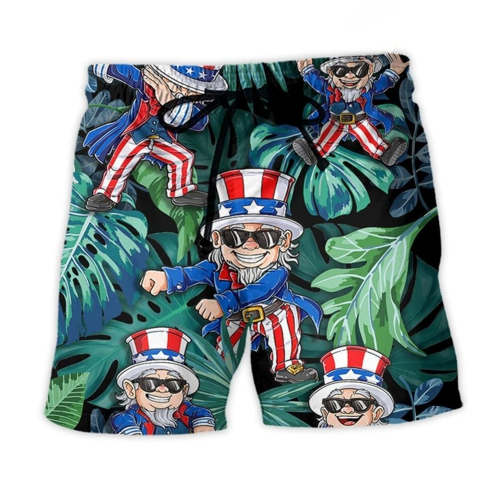 Happy Dance Independence Day Celebration - Beach Short