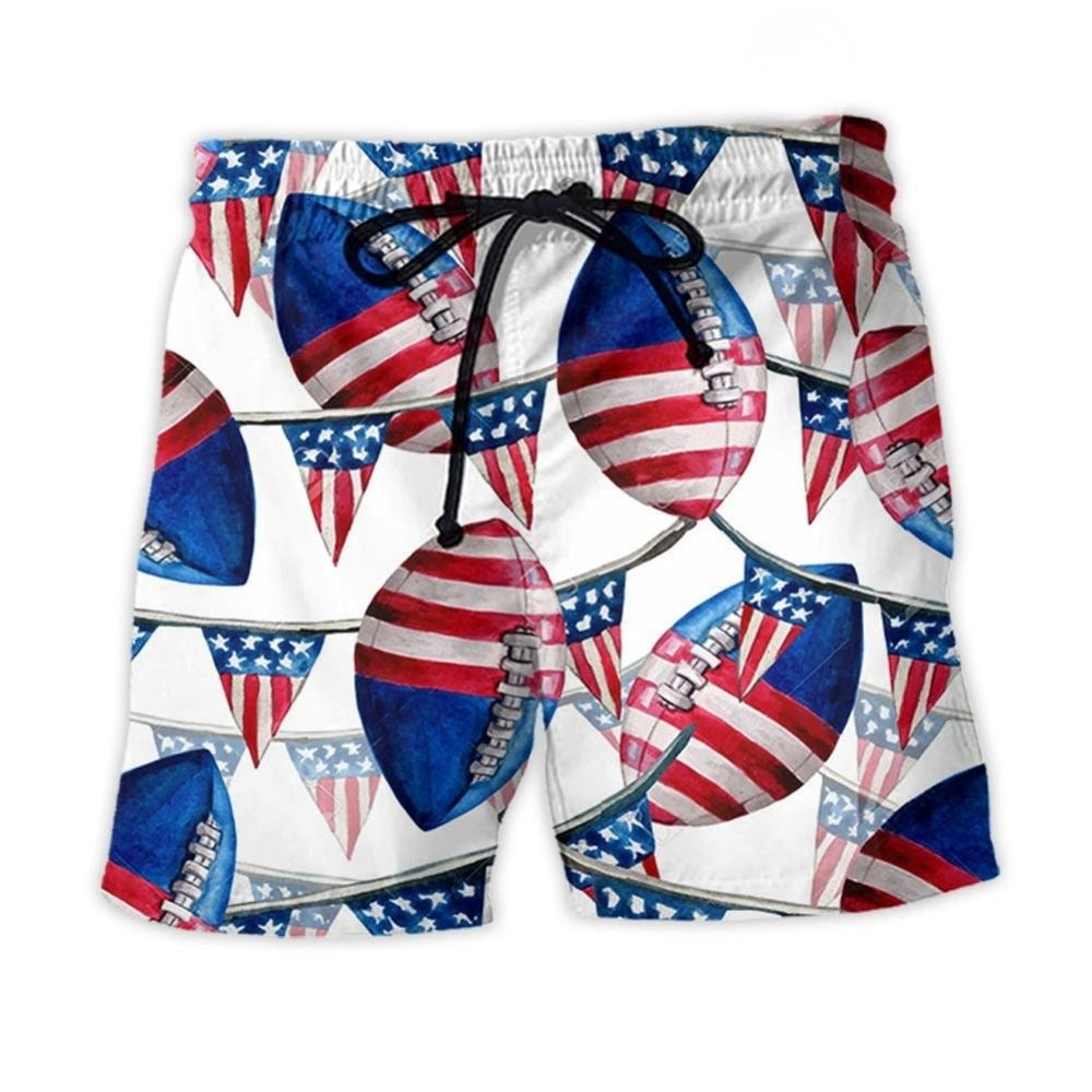 Classic Independence Day American Style - Beach Short