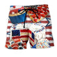 Baking Cake Patriotic Independence Day - Beach Short
