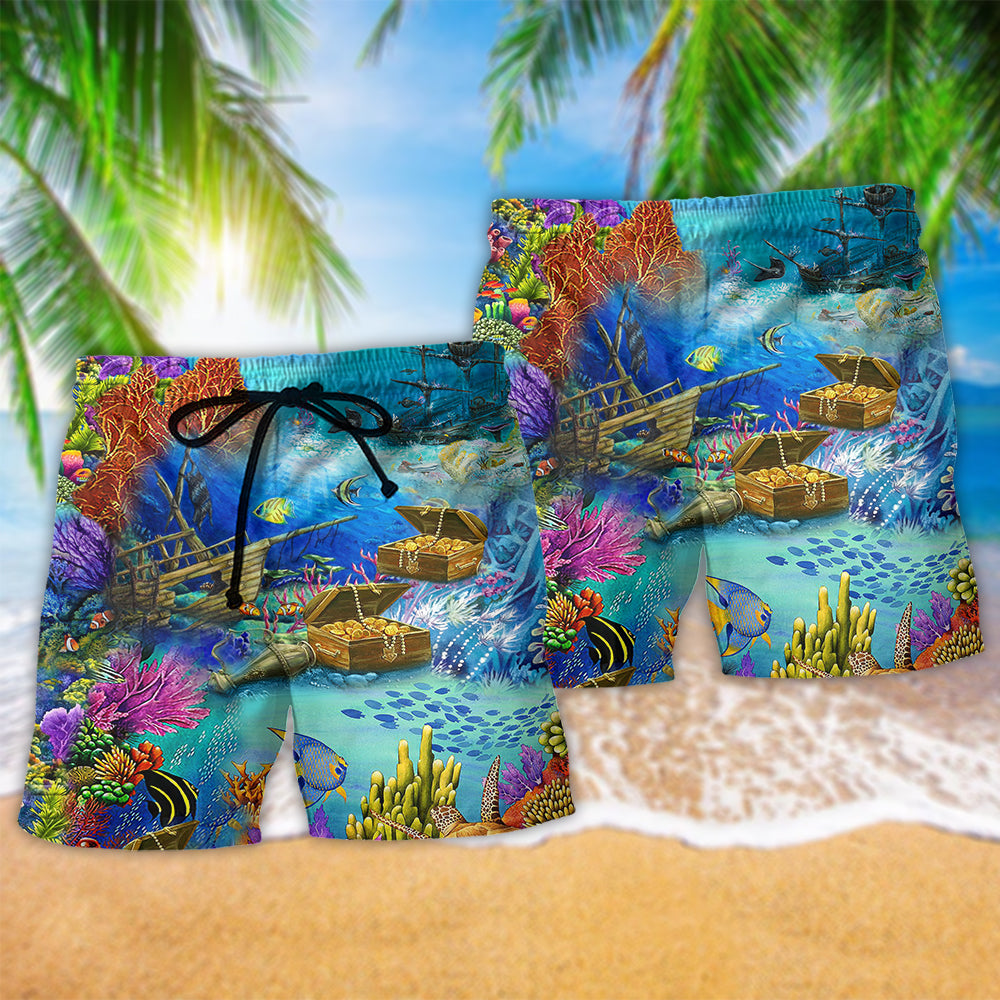 Amazing Ocean Aquarium Fresh Style - Beach Short