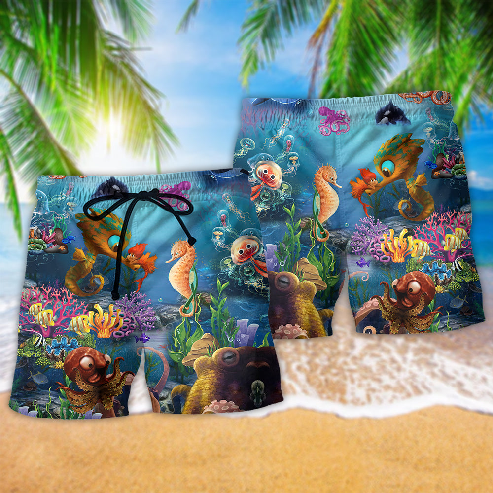 Ocean Marine Fun Adventure - Beach Short