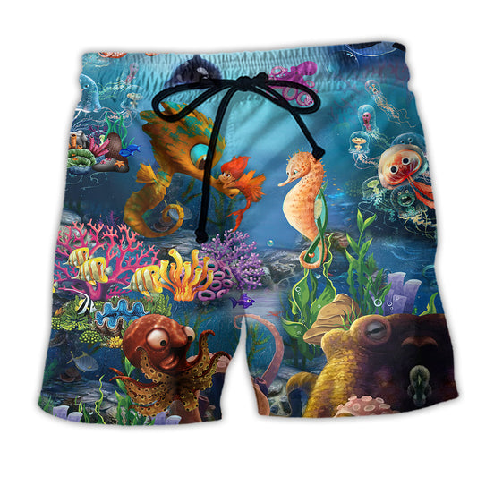 Ocean Marine Fun Adventure - Beach Short