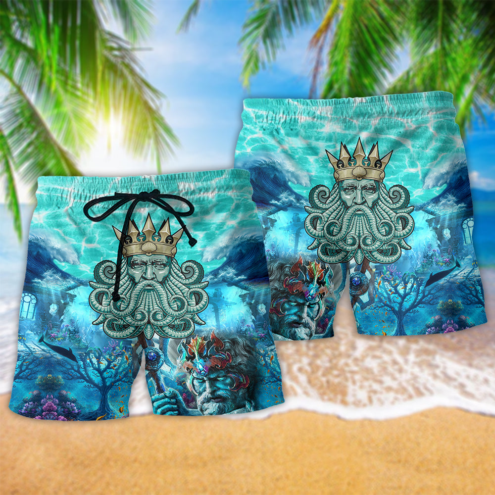 Ocean Blue Set My Soul - Beach Short
