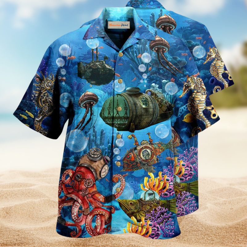 Ocean Steampunk Undersea World Edition – Hawaiian Shirt