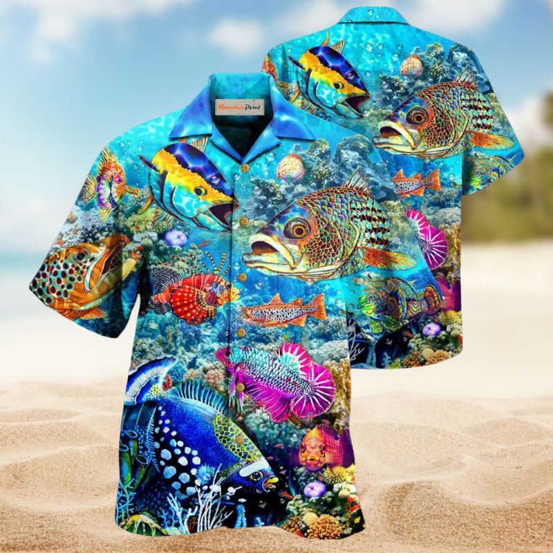 Ocean Treasure Beneath Waves Edition – Hawaiian Shirt