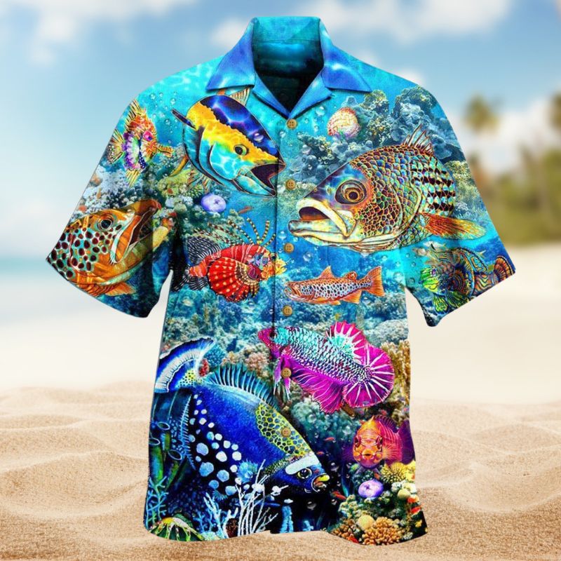 Ocean Treasure Beneath Waves Edition – Hawaiian Shirt