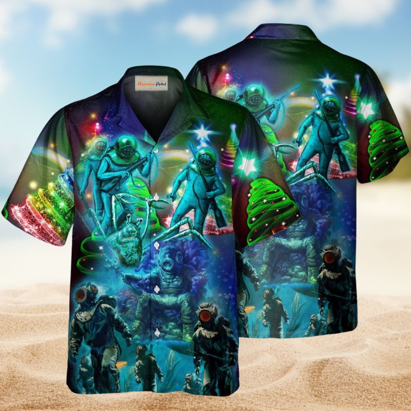 Ocean Diving Merry Christmas – Hawaiian Shirt