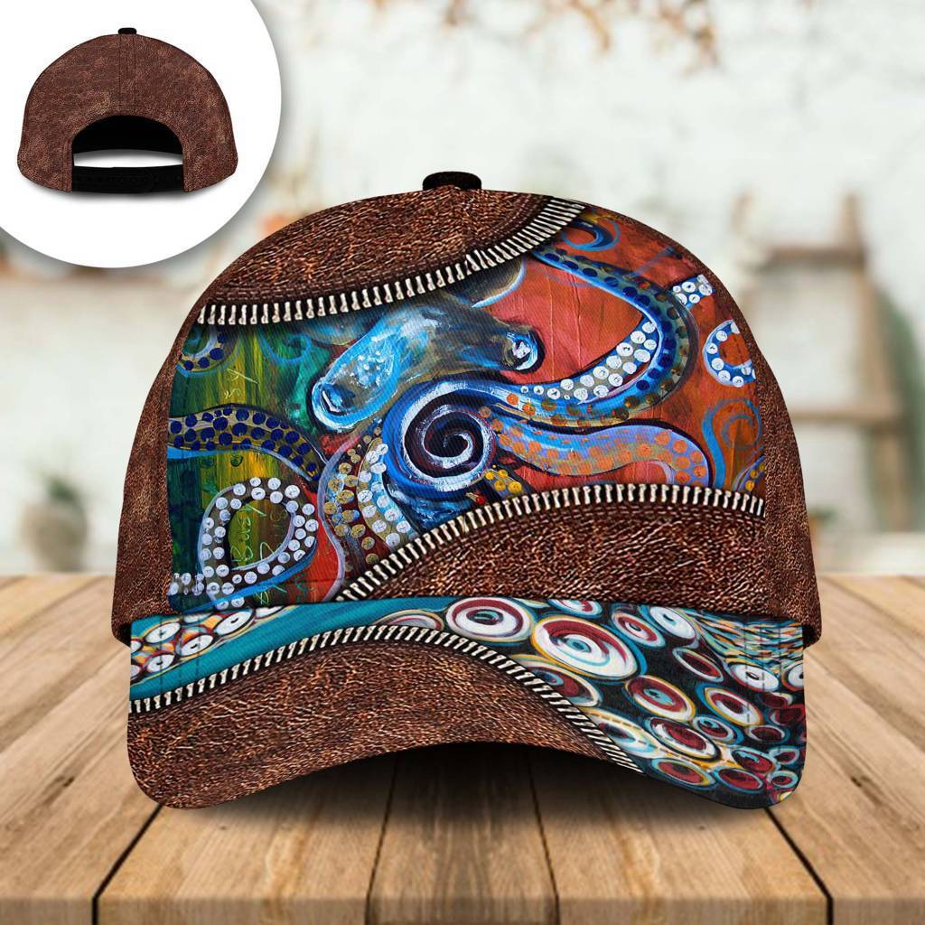 Vintage Octopus Ocean Lover Style – Classic Cap