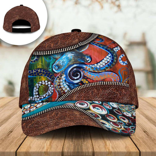 Vintage Octopus Ocean Lover Style – Classic Cap