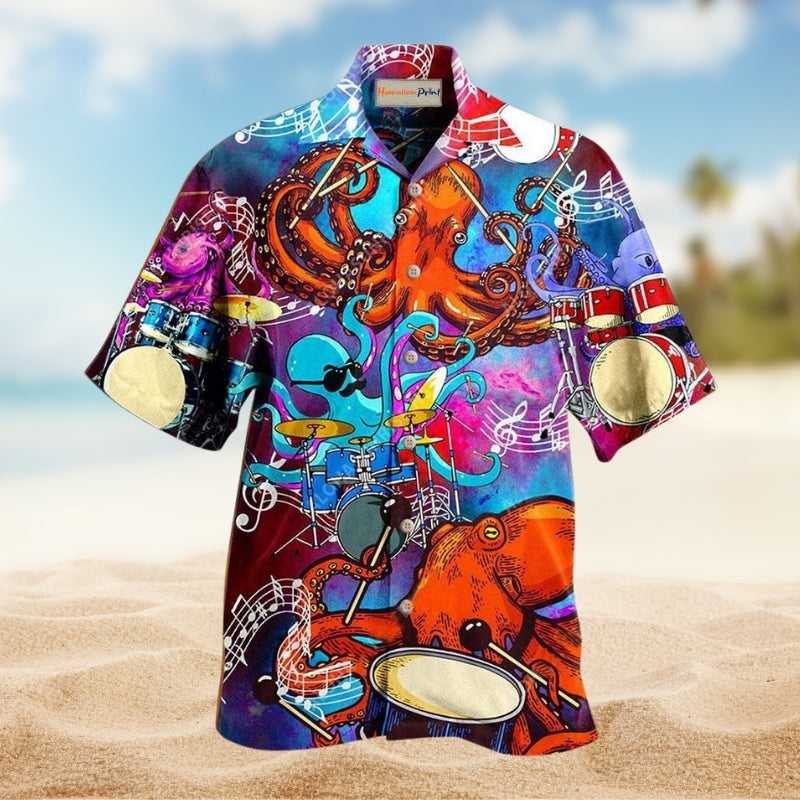 Octopus Dance To The Beat Of Your Own Drum Limited Edition – Hawaiian Shirt