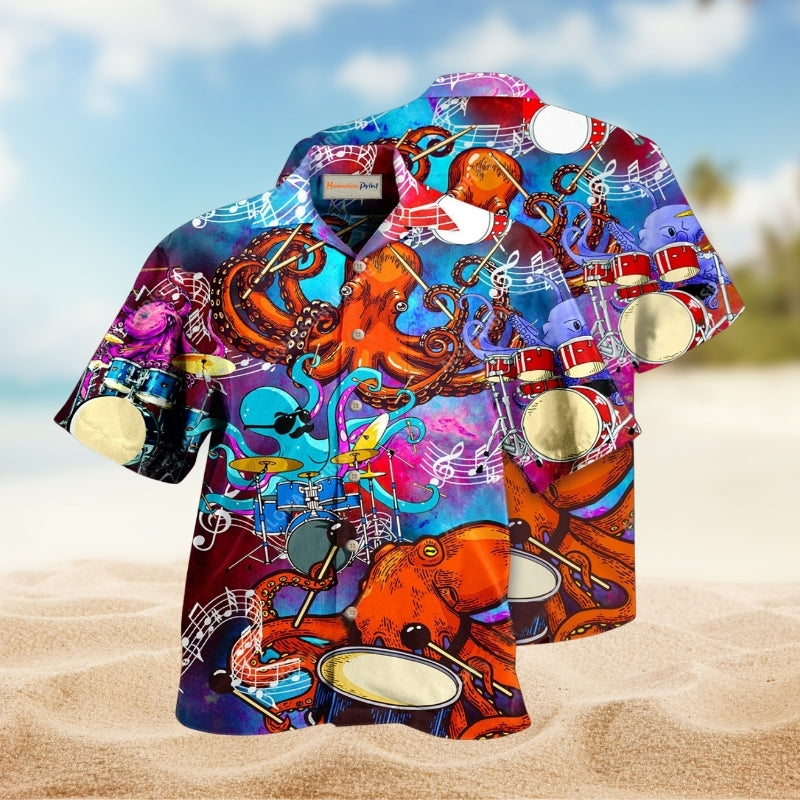 Octopus Dance To The Beat Of Your Own Drum Limited Edition – Hawaiian Shirt