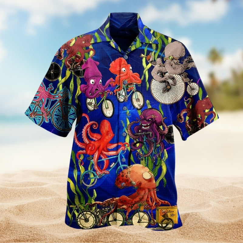 Octopus Full Color Love Ocean Limited Edition – Hawaiian Shirt