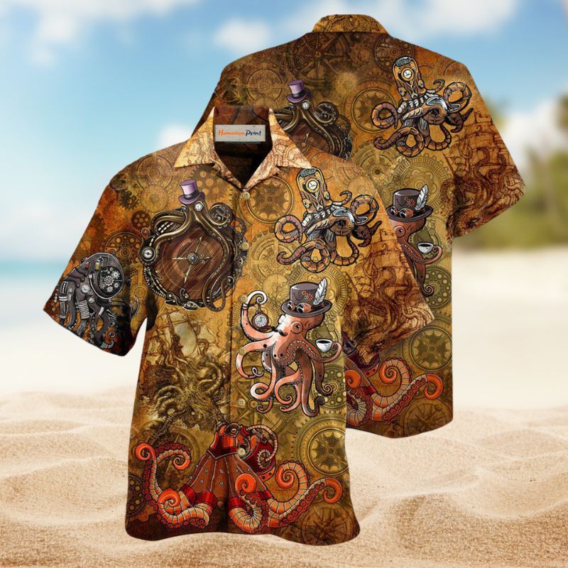 Octopus Steampunk Edition – Hawaiian Shirt