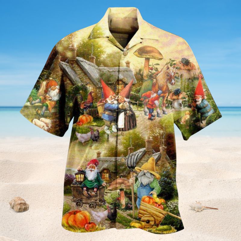 Oh Gnomes Farmer Edition – Hawaiian Shirt