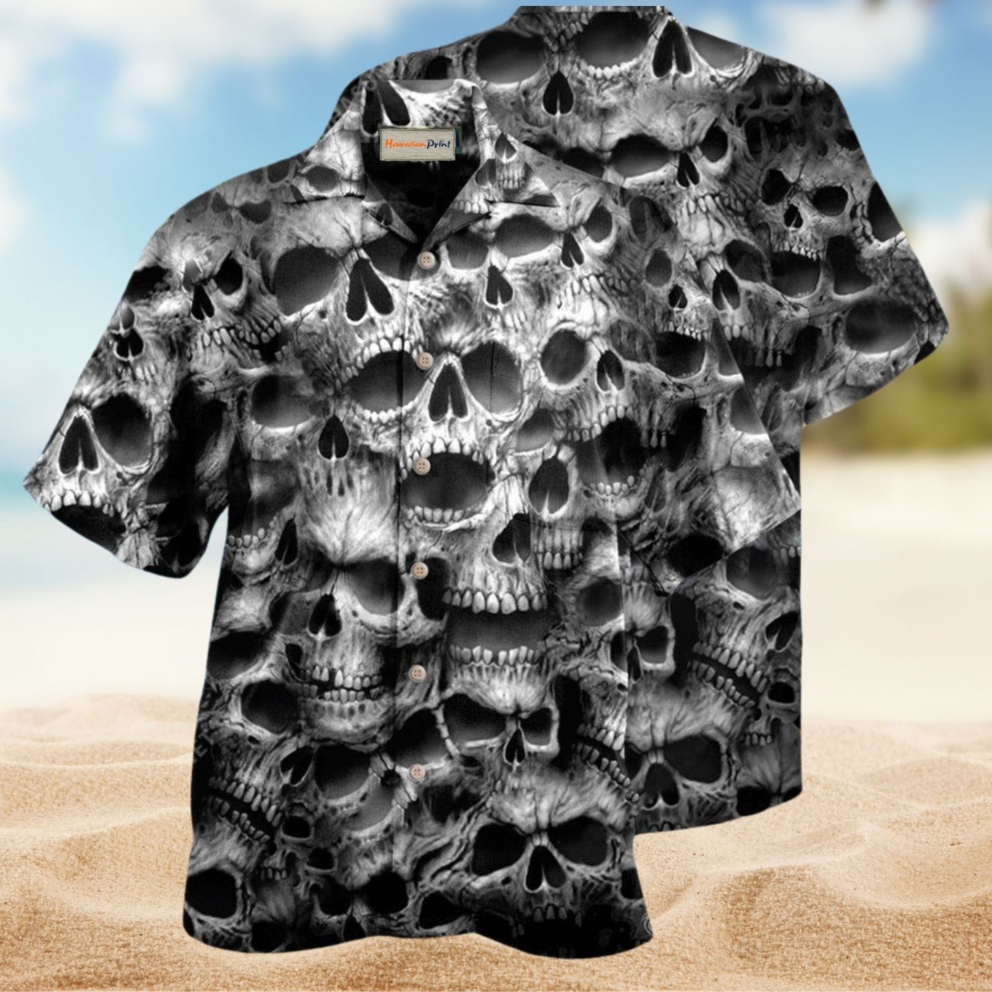 Skull No Fear No Pain Edition – Hawaiian Shirt