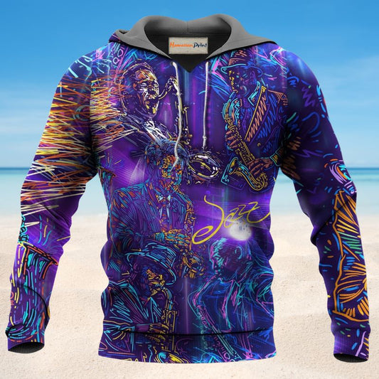Old Man With Saxophone Quote - 3D Hoodie