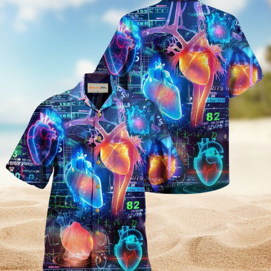 Once A Cardiologist Always A Cardiologist Edition – Hawaiian Shirt