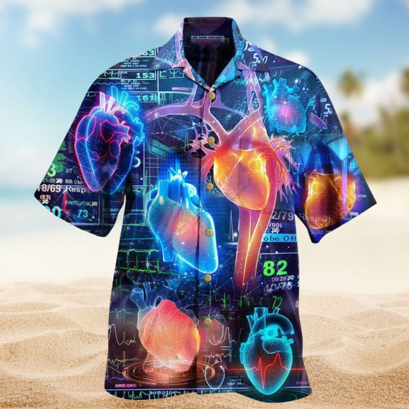Once A Cardiologist Always A Cardiologist Edition – Hawaiian Shirt