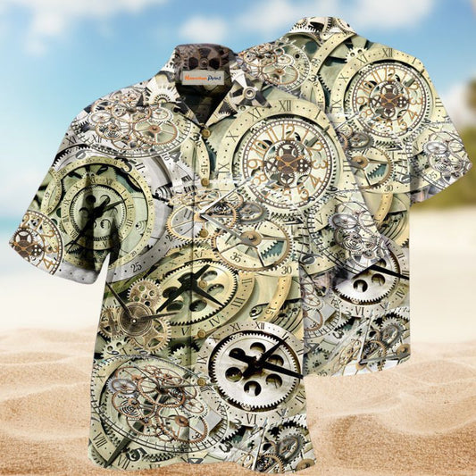 One Speed One Gear Clock Edition – Hawaiian Shirt