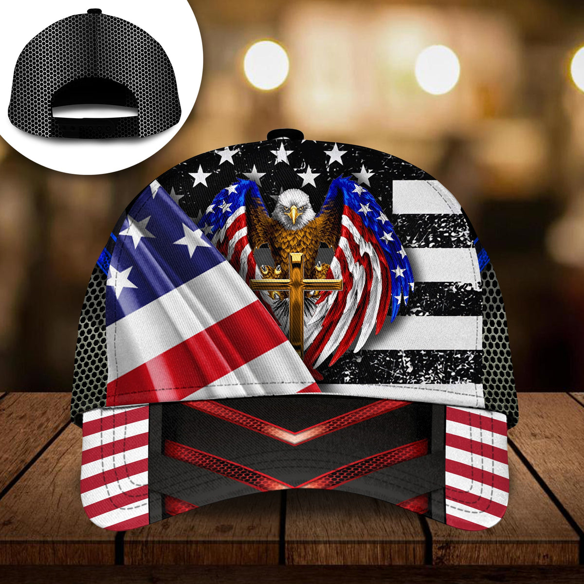 One Nation Under God Eagle 1 – Classic Cap