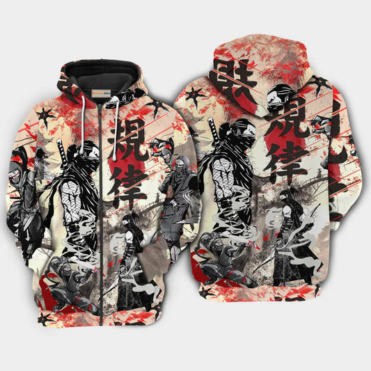 Only A Ninja Can Stop A Ninja Quote – 3D Hoodie