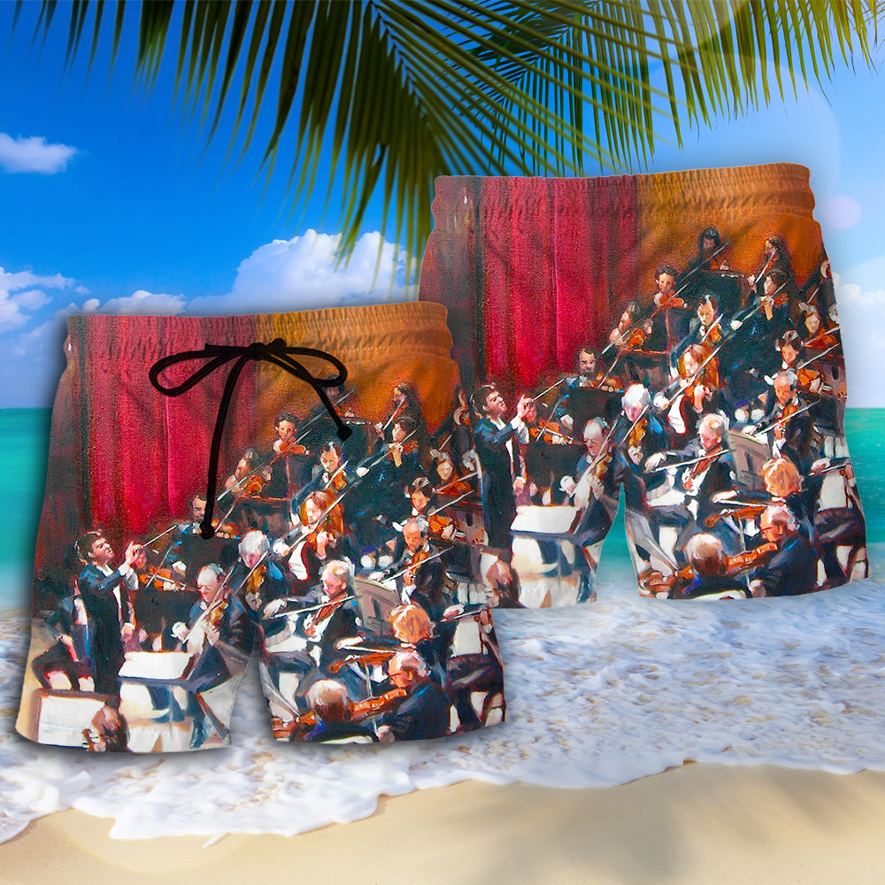 Orchestra Colorful Music Lover - Beach Short