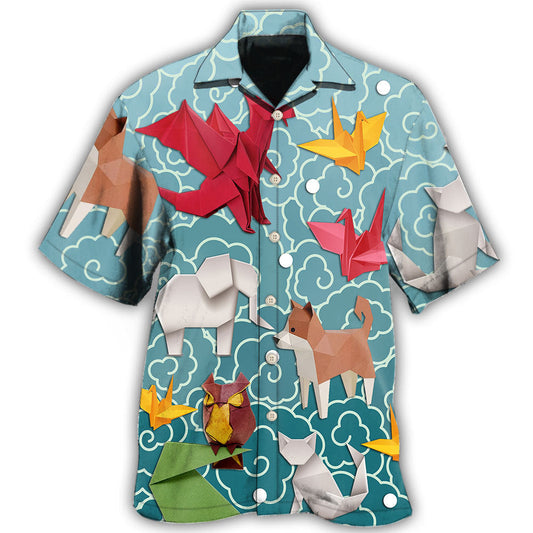 Origami Lover Artistic Paper Fold - Hawaiian Shirt
