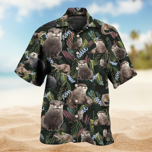 Otter Love Animals Life Style Limited Edition 1 – Hawaiian Shirt