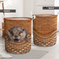 Otter Rattan Teaxture - Laundry Basket - Owls Matrix LTD