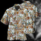 Vintage Owl Artistic Design – Hawaiian Shirt
