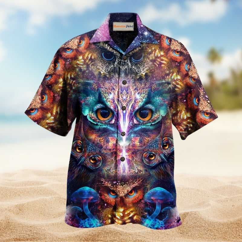 Owl Awesome Eyes Limited Edition – Hawaiian Shirt