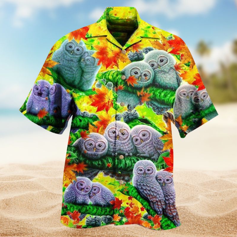 Owl Love Family Edition – Hawaiian Shirt