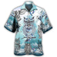 Owl Tattoo Fantasy Night Sky - Hawaiian Shirt