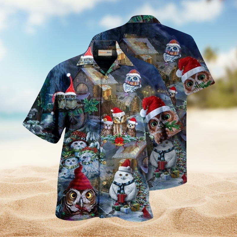 Owls Love Christmas Happy Limited Edition – Hawaiian Shirt