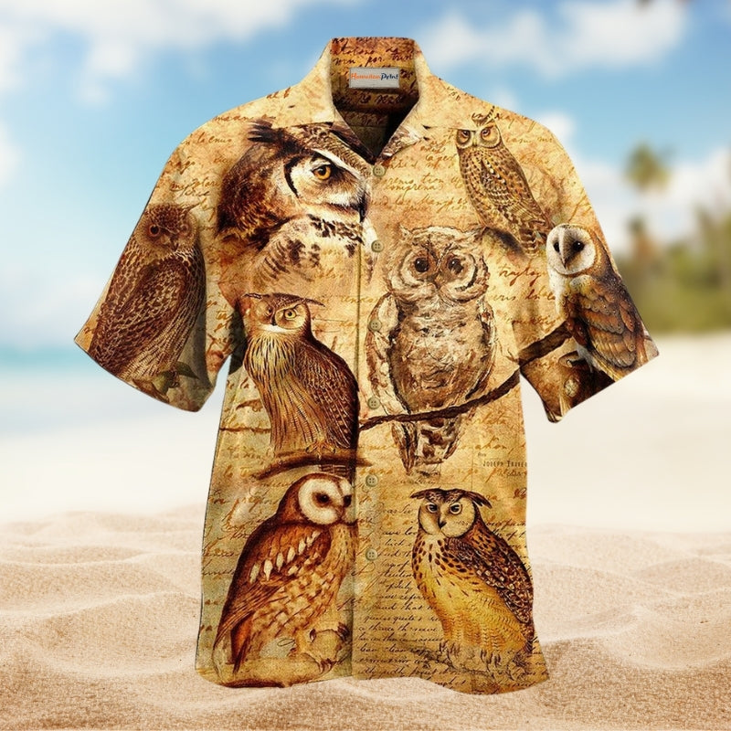 Owls Retro Love Life Limited Edition – Hawaiian Shirt