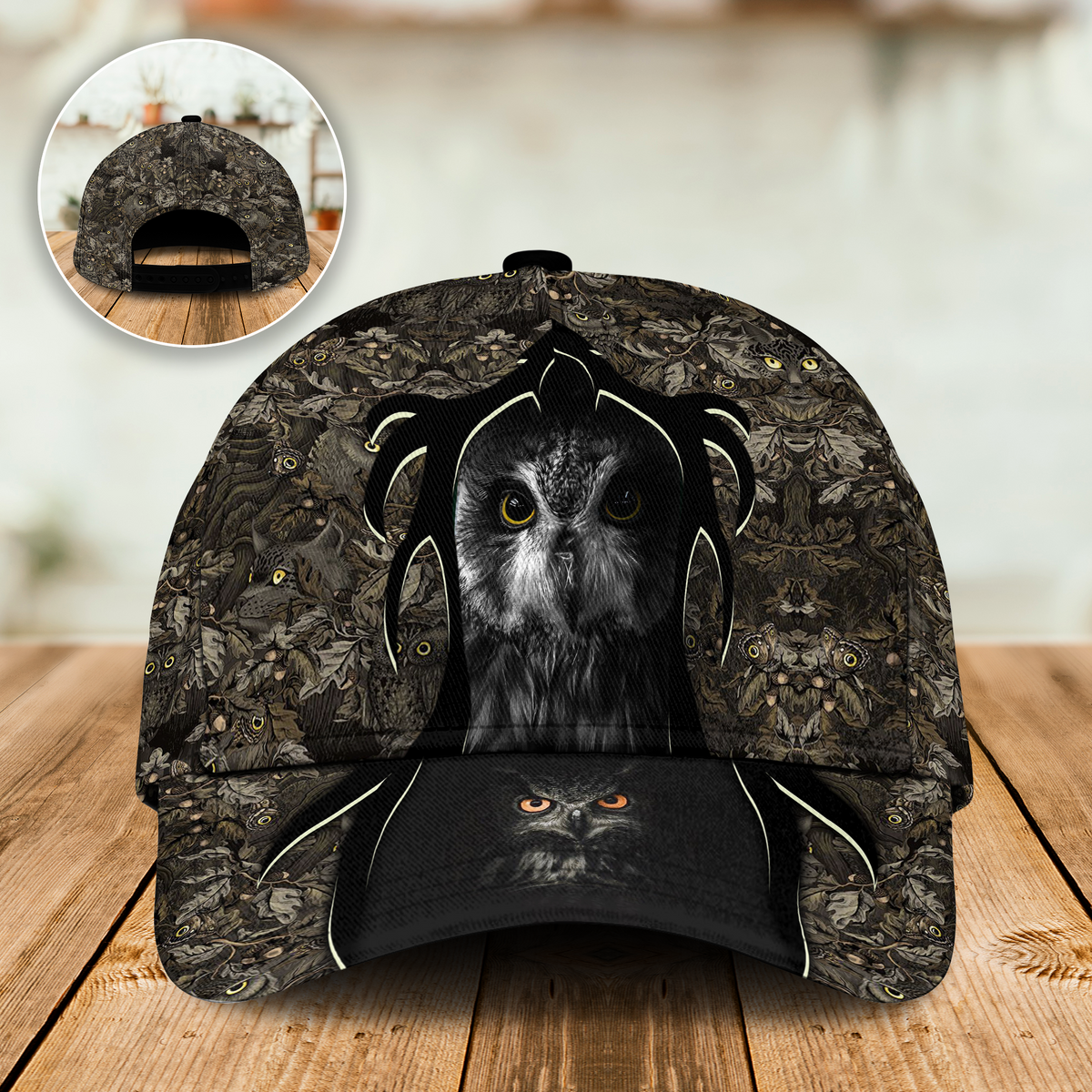 Owls And Flowers – Classic Cap