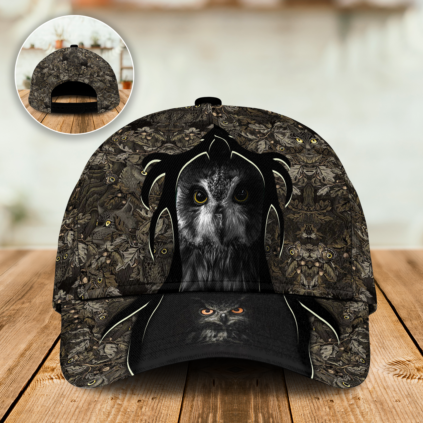 Owls And Flowers – Classic Cap